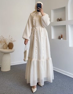 1543 ledy elbise - Taş