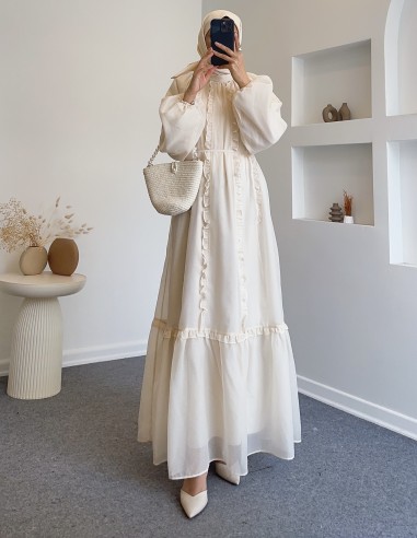 1543 ledy elbise - Taş