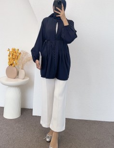 51414 nervürlü gömlek... 2