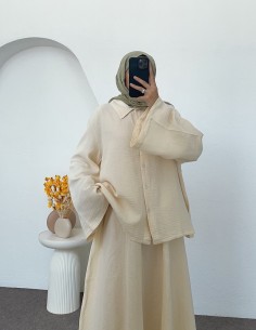 51862 müslin etek takım - taş 2