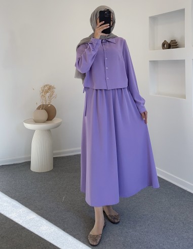 2805 yandan bağlamalı takım -lila