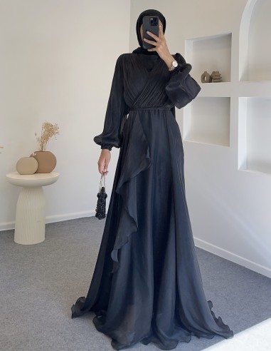 25Y-3072 hayal elbise - siyah