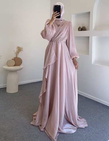 25Y-3072 hayal elbise - Pudra