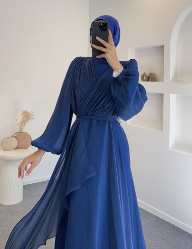 25Y-3072 hayal elbise -lacivert