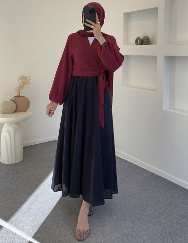 1313 kurvaze bağlamalı elfida bluz...