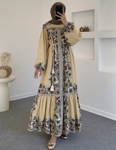 51155 lavinia elbise -sarı