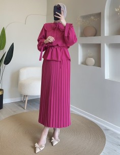 2095 bebe yaka etek takım-... 2