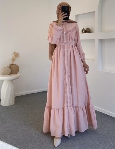 7853 ada elbise -Pembe