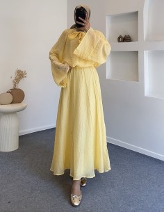 51861 Sedef takım - sarı 2