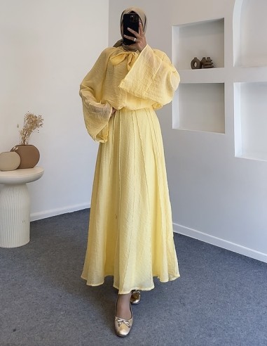 51861 Sedef takım - sarı