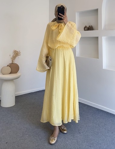 51861 Sedef takım - sarı