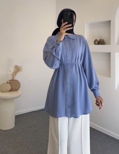735 Eva tunik- Mavi 2