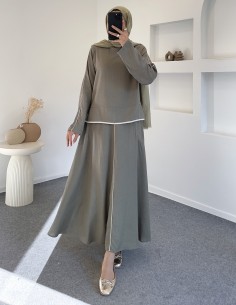 2687 çizgi detay etek...