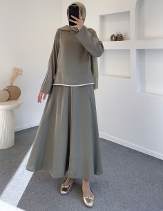 2687 çizgi detay etek... 2