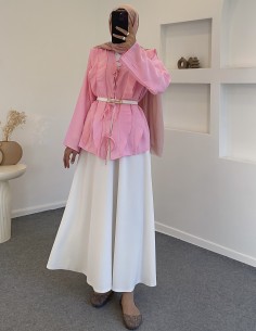 8029 Elfida fırfır gömlek...