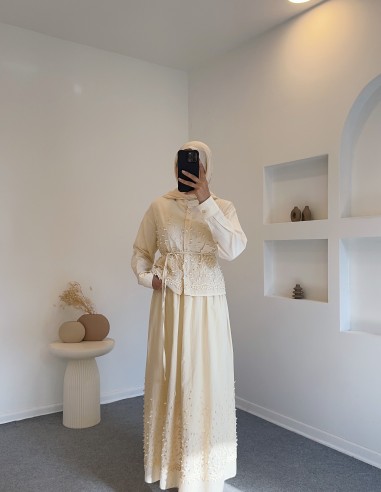 7249 kuğu takım -limon sarısı