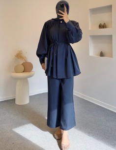 6813 pantolon takım - lacivert