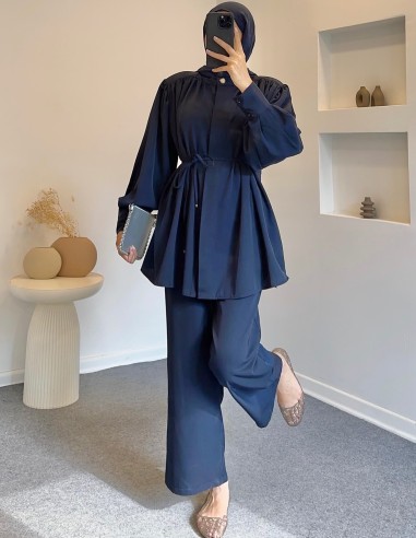 6813 pantolon takım - lacivert