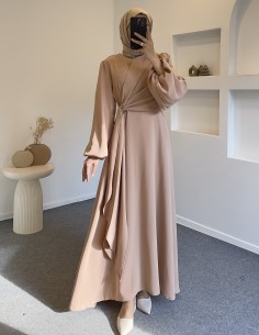 307 mola elbise -Bisküvi rengi 2