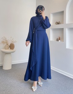 307 mola elbise - Lacivert