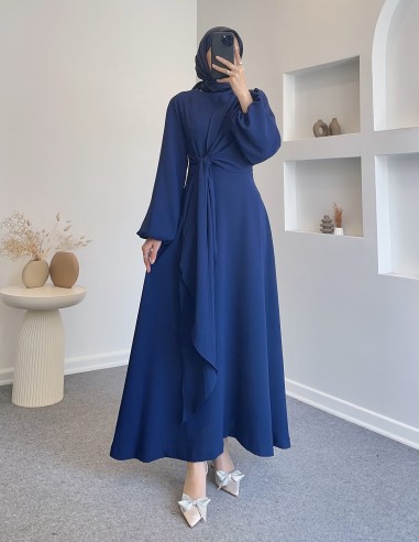 307 mola elbise - Lacivert