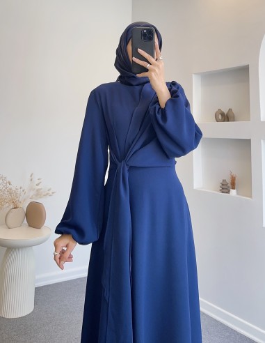 307 mola elbise - Lacivert