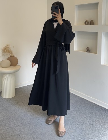 405 kurvaze bağlamalı ikili takım -Siyah