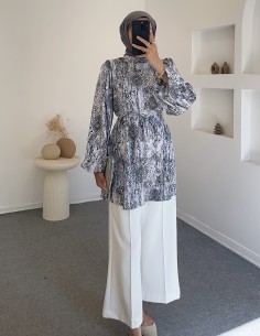 5098 etnik desen tunik -...