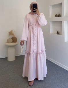 1513 sera elbise - pudra pembe 2