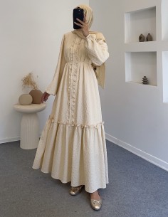 1513 sera elbise - Sarı 2