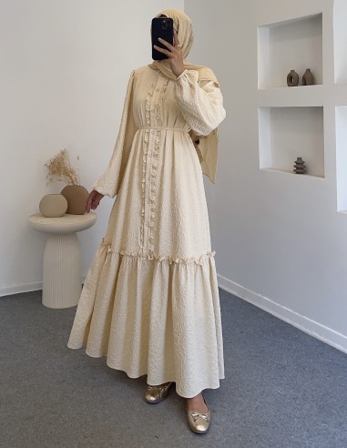 1513 sera elbise - Sarı