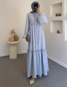 1513 sera elbise - bebe mavi 2