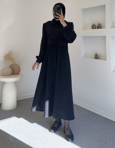 402 bel büzgülü takım -Siyah