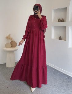 2559 efsun elbise - Bordo