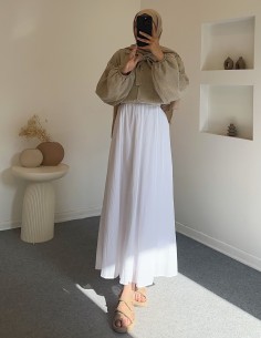 6959 vual gömlek -bej 2