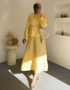 2772 prenses takım - sarı