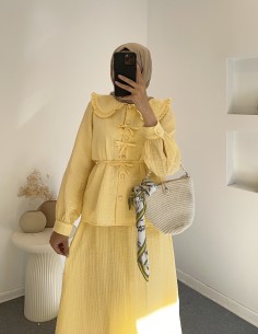 2772 prenses takım - sarı 2