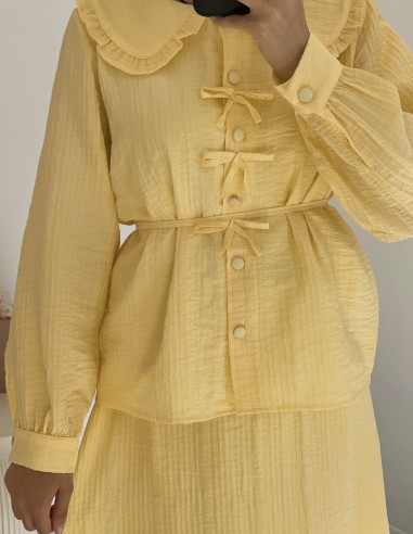 2772 prenses takım - sarı