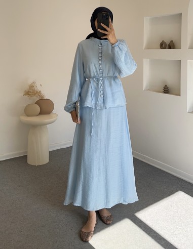 2764 leora takım - mavi