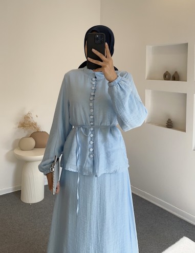 2764 leora takım - mavi