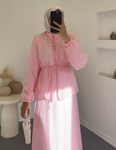 2764 leora takım - Pembe