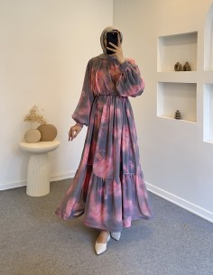 0866 rüya elbise - pembe 2