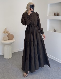 4653 müslin elbise -...