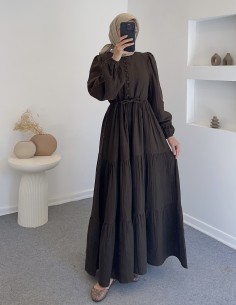 4653 müslin elbise -... 2