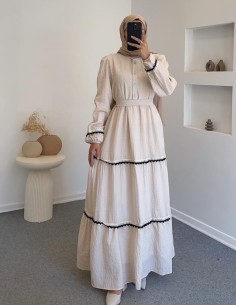 9180 pamuklu otantik elbise...