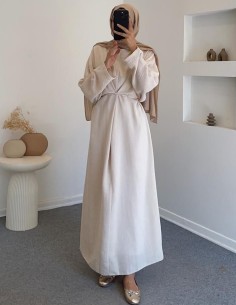 61596 yarasa kol elbise - taş 2