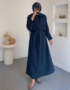 61596 yarasa kol elbise -...