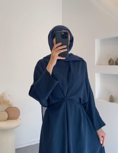 61596 yarasa kol elbise -... 2