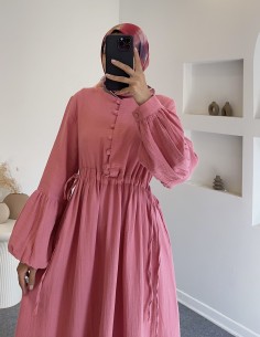 6894 melis elbise - pembe 2