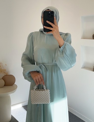 4619 abiye- Mint yeşil